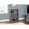Monarch Specialties Bookshelf, Bookcase, 4 Tier, 36"H, Office, Bedroom, Laminate, Grey, Transitional I 7478 - alternate 3